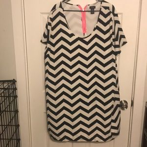 Chevron Patterned Dress